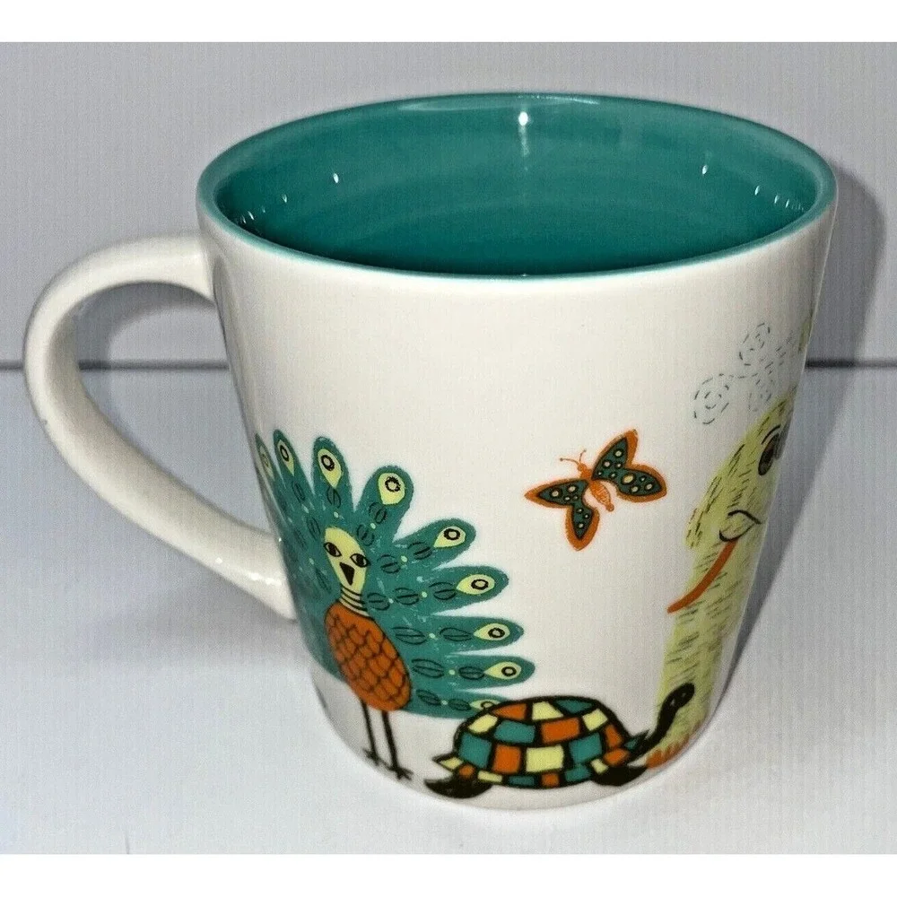 Starbucks Wild Animals Zoo Coffee Mug Cup‎ Child Kids 2008